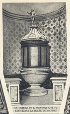 baptismal font